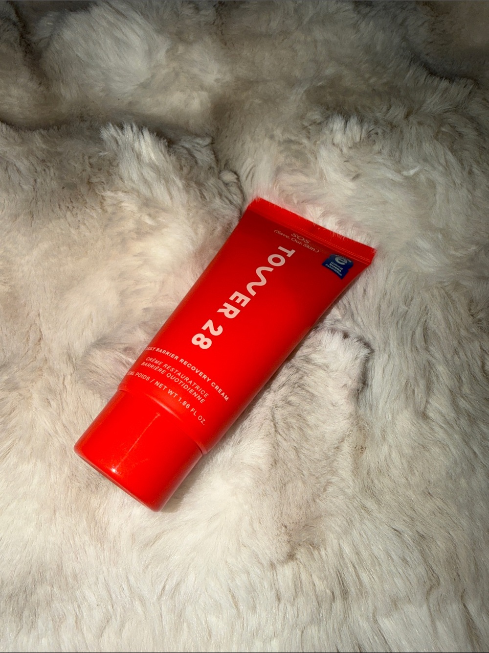 Tower 28 Bright Red Tube Moisturizing Cream